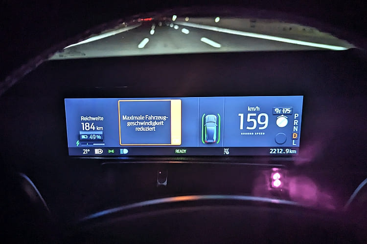 Leistungsreduzierung Ford Mustang-Mach-e