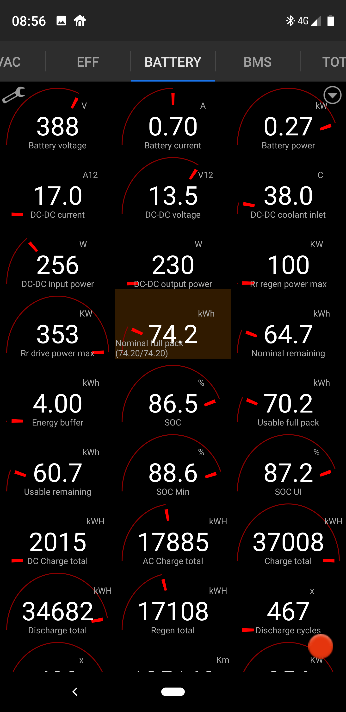 So geht's Gesundheitszustand SoH des Tesla Model S mit Hilfe von scan